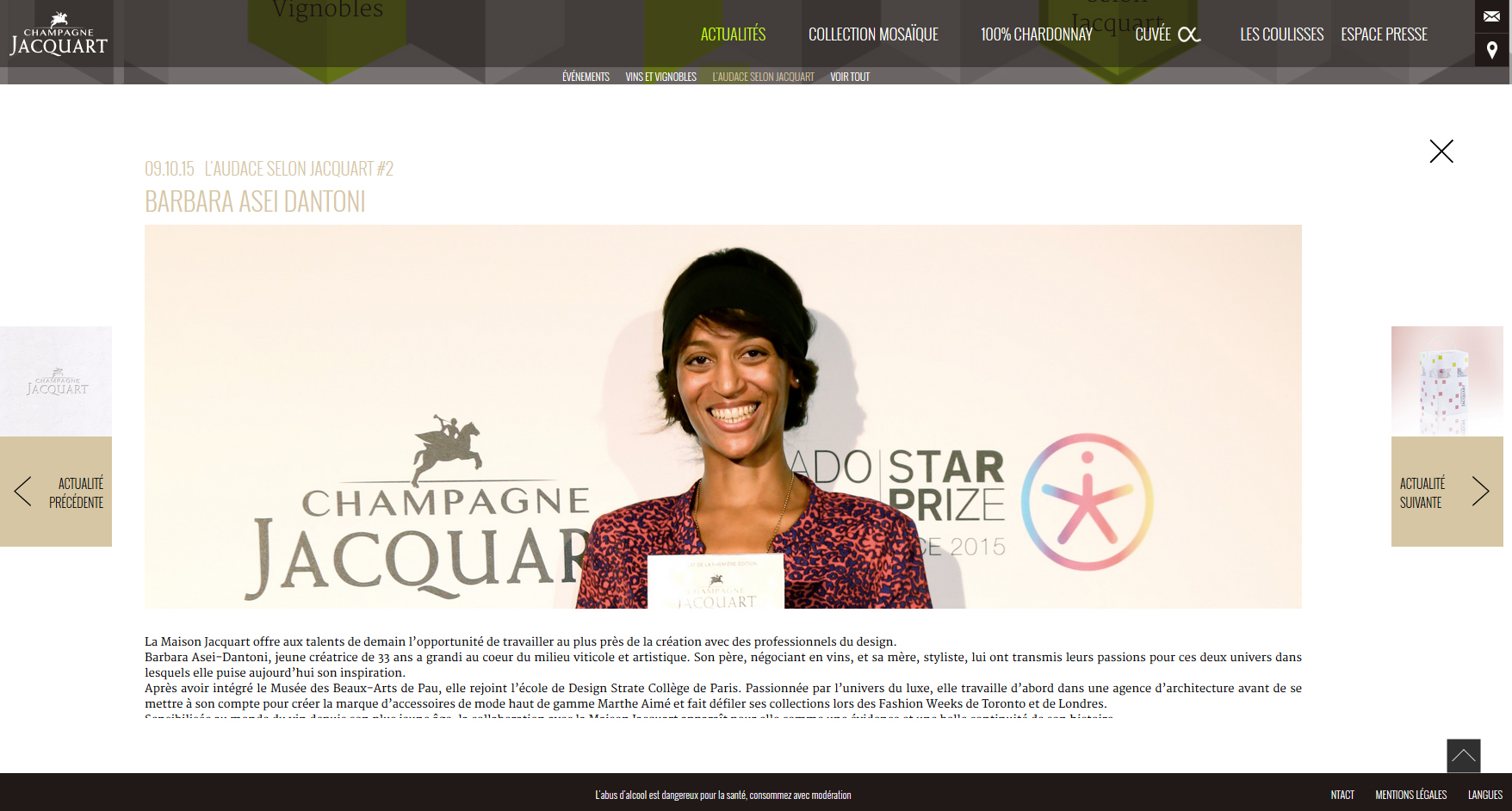 Article: L'audace selon Jacquart